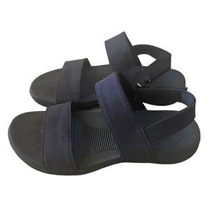 Megnya Adjustable Straps Black Comfortable Casual Beach Sporty Womens Sandals 6